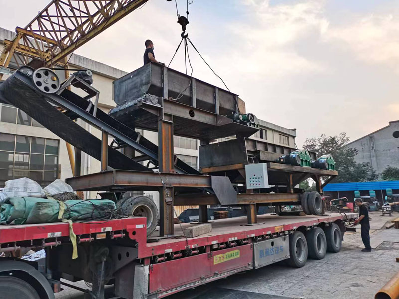 階梯移動式泥石分離機(jī)廠家發(fā)貨